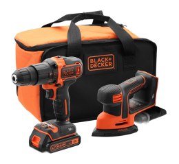 Akumulatorowy zestaw Combo BDCHD18 + BDCDS18 18V Li-Ion 1x1,5Ah BLACK+DECKER [BCK23S1S-QW]