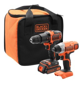 Akumulatorowy zestaw Combo BDCHD18 + BDCIM18 18V Li-Ion Black+Decker [BCK21S1S-QW]