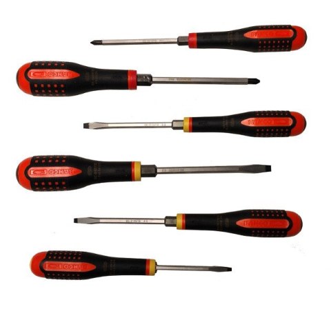 Komplet 6 szt. profesjonalnych wkrętaków ręcznych do pobijania, BAHCO [BE-9881TB]