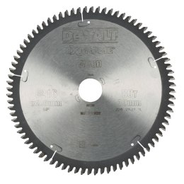 Piła tarczowa EXTREME do cięcia aluminium, drewna, laminatów, PVC, 216/30/2,6mm, 80 zębów DeWalt [DT4286-QZ]