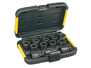 Zestaw 17szt. nasadek udarowych 6-kątnych 1/2", 6-27mm DeWALT [DT7506-QZ]
