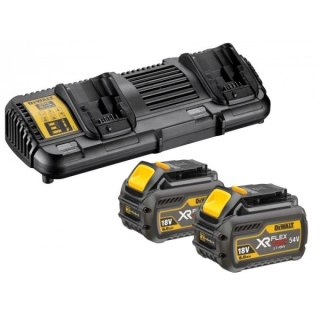 Zestaw 2 akumulatorów 54V Li-Ion 6,0Ah + ładowarka DeWALT [DCB132T2-QW]