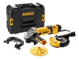 Zestaw do szlifowania betonu ze szlifierką kątową 1500W, 125mm, DeWalt [DWE4257KT-QS]