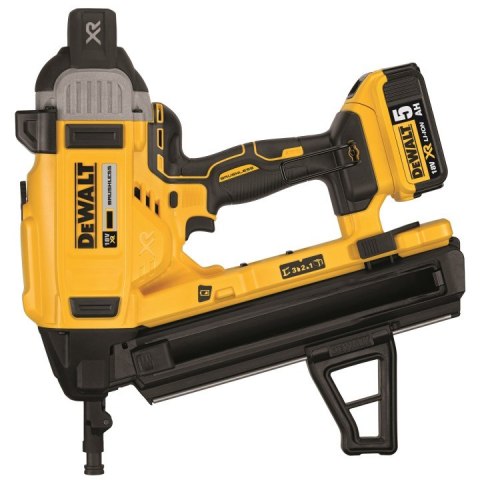 Akumulatorowa gwoździarka do betonu 18V Li-Ion 2x5,0Ah DeWalt [DCN890P2-QW]