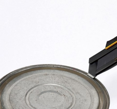 Nóż z chowanym ostrzem łamanym 18 mm i ostrzem płaskim "Driver Cutter" Tajima [470376-DC560B/Y1]