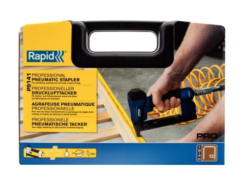 Profesjonalny zszywacz pneumatyczny tapicerski z wydłużonym nosem PS141 Rapid [5000095]