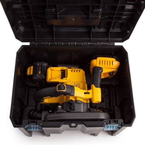 Zagłębiarka 165mm 54V 2x6,0Ah + szyna prowadząca 1,5m DeWALT [DCS520T2R-QW]