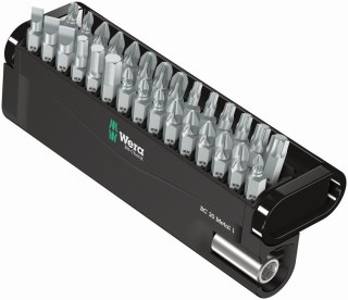 Komplet 30 szt. końcówek 1/4" z adapterem magnetycznym, Bit-Check 30 Metal 1, WERA [05057434001]