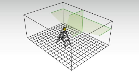 Liniowy laser krzyżowy 30m Stabila LAX50G [19110]
