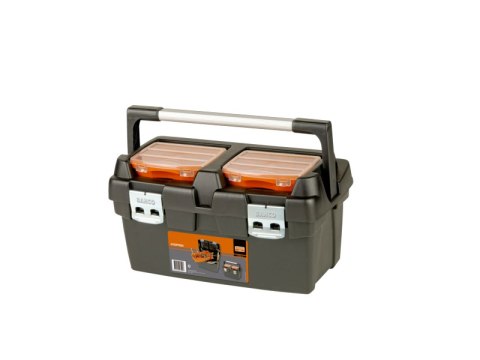 Skrzynia narzędziowa 27l z aluminiową rączką, tacką i pudełkami z przegródkami Bahco [4750PTB50]