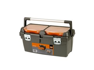 Skrzynia narzędziowa 37l z aluminiową rączką, tacką i pudełkami z przegródkami Bahco [4750PTB60]