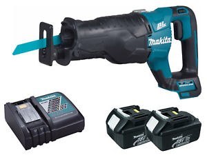 Akumulatorowa piła szablasta 18V Li-Ion 2x5,0Ah Makita [DJR187RTE]