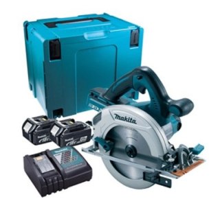 Akumulatorowa pilarka tarczowa 190mm, 2x18V Li-ion 2x5,0Ah Makita [DHS710PT2J]