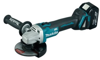 Akumulatorowa szlifierka kątowa 125mm, 18V, 3x5.0Ah, Makita [DGA504RT3J]