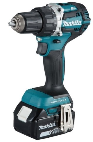 Akumulatorowa wiertarko-wkrętarka 18V Li-Ion, 2 x 3,0 Ah, Makita [DDF484RFJ]