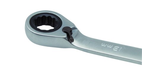 Klucz płasko-oczkowy z grzechotką i przełącznikiem kierunku pracy M21, IRIMO [18-21-1]