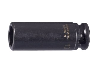 Wydłużona nasadka udarowa sześciokątna 1/2" M36 Bahco [K7806M-36]