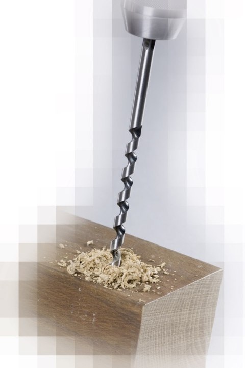 Komplet wierteł śrubowych do drewna, 6szt. 12-22mm/460mm CV "Form Lewis" Alpen [0022600006100]