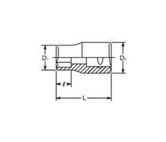 Nasadka udarowa 3/4" M34 KOKEN [16400M 34]