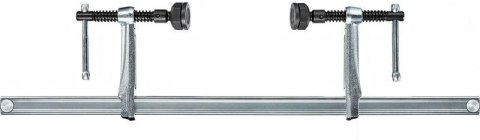 Ścisk ślusarski śrubowy regulowany wzmocniony 1000x120mm, 340-1250mm BESSEY [SLV100M]
