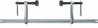 Ścisk ślusarski śrubowy regulowany wzmocniony 2000x120mm, 340-2250mm BESSEY [SLV200M]