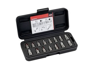 Zestaw 15szt. wykrętaków 1/2" i 5/8" do zerwanych śrub 6-kątnych, Bahco [BWMSP15]