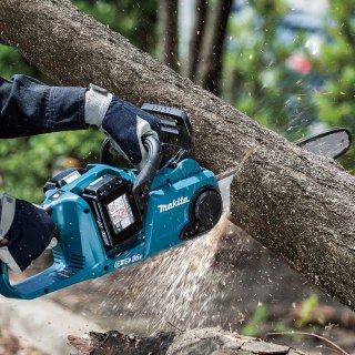 Akumulatorowa piła łańcuchowa 35cm, 2x18V Li-Ion LXT Makita [DUC353Z] + Gratis rękawice
