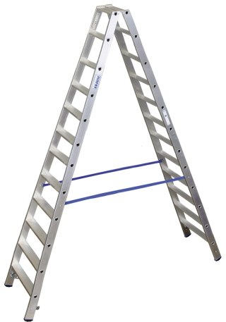 Drabina dwustronna 2x12 stopni, STABILO PROFESSIONAL KRAUSE [124784]