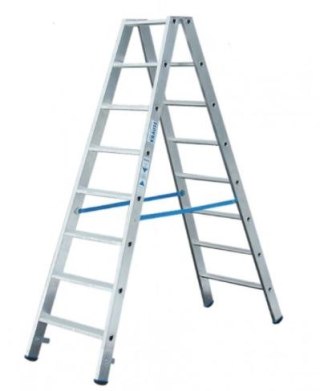 Drabina dwustronna 2x8 stopni, STABILO PROFESSIONAL KRAUSE [124760]
