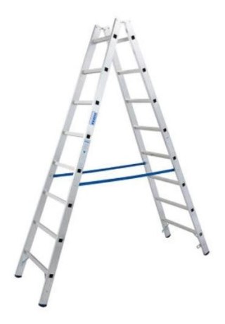 Drabina dwustronna 2x8 szczebli, STABILO PROFESSIONAL KRAUSE [124920]