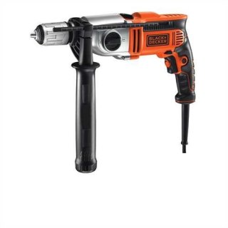 Elektryczna 2-biegowa wiertarka udarowa 1100W Black+Decker [KR1102K-QS]