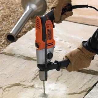 Elektryczna 2-biegowa wiertarka udarowa 1100W Black+Decker [KR1102K-QS]