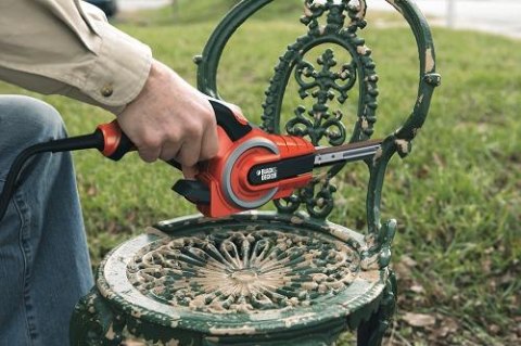 Szlifierka taśmowa do metalu, 451x13mm, 400W, Black+Decker [KA902EK-QS]