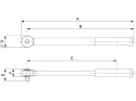 Klucz dynamometryczny mechaniczny 1/2", 40-200 Nm, Bahco [74WR-200]