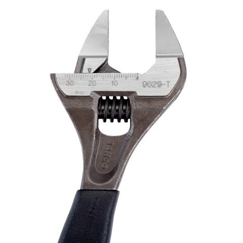 Klucz nastawny szwedzki 170mm z szeroko rozwieranymi cienkimi szczękami 32mm Ergo Bahco [9029-T]