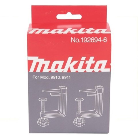 Komplet zacisków do szlifierek taśmowych 9910, 9911, BS001G, Makita [192694-6]