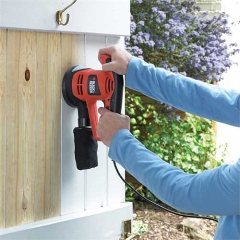 Szlifierka mimośrodowa 125mm, 480W Black+Decker [KA191EK-QS]