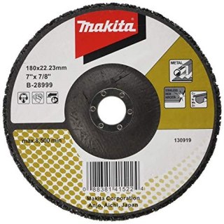 Tarcza włókninowa czarna do szlifowania metalu, 180/22,23mm, Makita [B-28999]