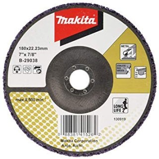 Tarcza włókninowa fioletowa do szlifowania metalu, 180/22,23mm, Makita [B-29038]