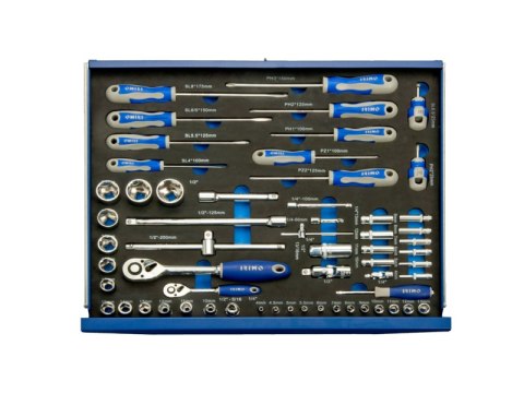 Wózek narzędziowy 6-szufladowy z wyposażeniem 178szt. narzędzi Irimo [9066K6FF101]