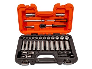 Zestaw kluczy nasadowych 3/8'' i końcówek 1/4", 53 szt. BAHCO [S330L]