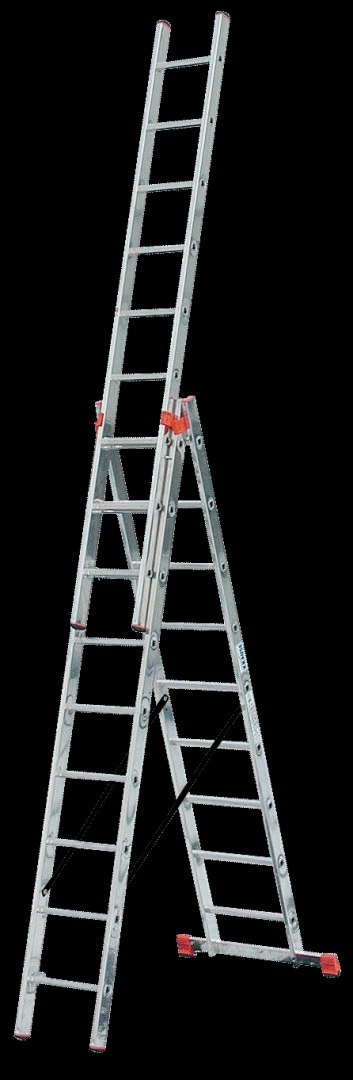 Drabina wielofunkcyjna 3-elementowa 3x10 TRIBILO MONTO KRAUSE [129765]