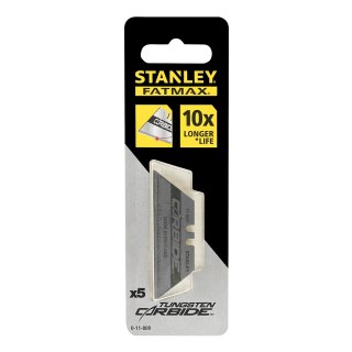 Ostrza wymienne do nożyków, trapezowe, 5szt., CARBIDE FATMAX Stanley [0-11-800]