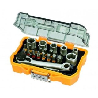 Zestaw 24 szt. bitów i nasadek z grzechotką 1/4" DeWALT [DT71516-QZ]