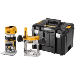 Akumulatorowa frezarka górnowrzecionowa, tuleja zaciskowa 8mm 18V Li-Ion, walizka TStak, DeWalt [DCW604NT-XJ]