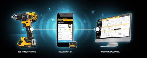 Akumulatorowy laser obrotowy 80/600m z wiązką zieloną, 18V Li-Ion 1x2,0Ah, TOOL CONNECT BLUETOOTH DeWalt [DCE080D1GS-QW]