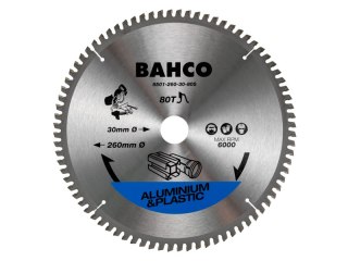 Piła tarczowa do cięcia aluminium i tworzywa sztucznego, 210/30mm, 48 zębów, Bahco [8501-17S]