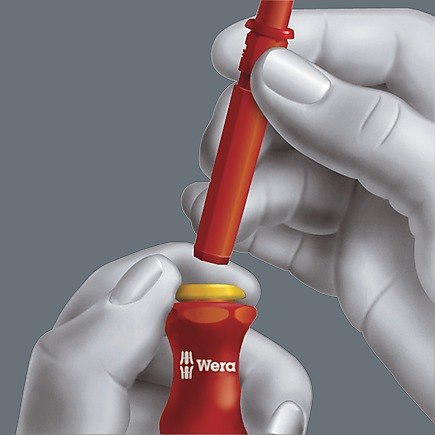 Rękojeść do trzpieni izolowanych VDE , Kraftform Kompakt Wera [05003990001]