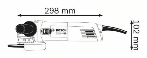 Szlifierka kątowa 125mm, 1400W, X-LOCK Bosch GWX 14-125 [06017B7000]
