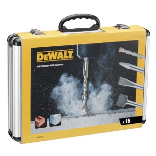 Zestaw 15szt. wierteł i dłut do betonu SDS+, DeWALT [DT9679-QZ]
